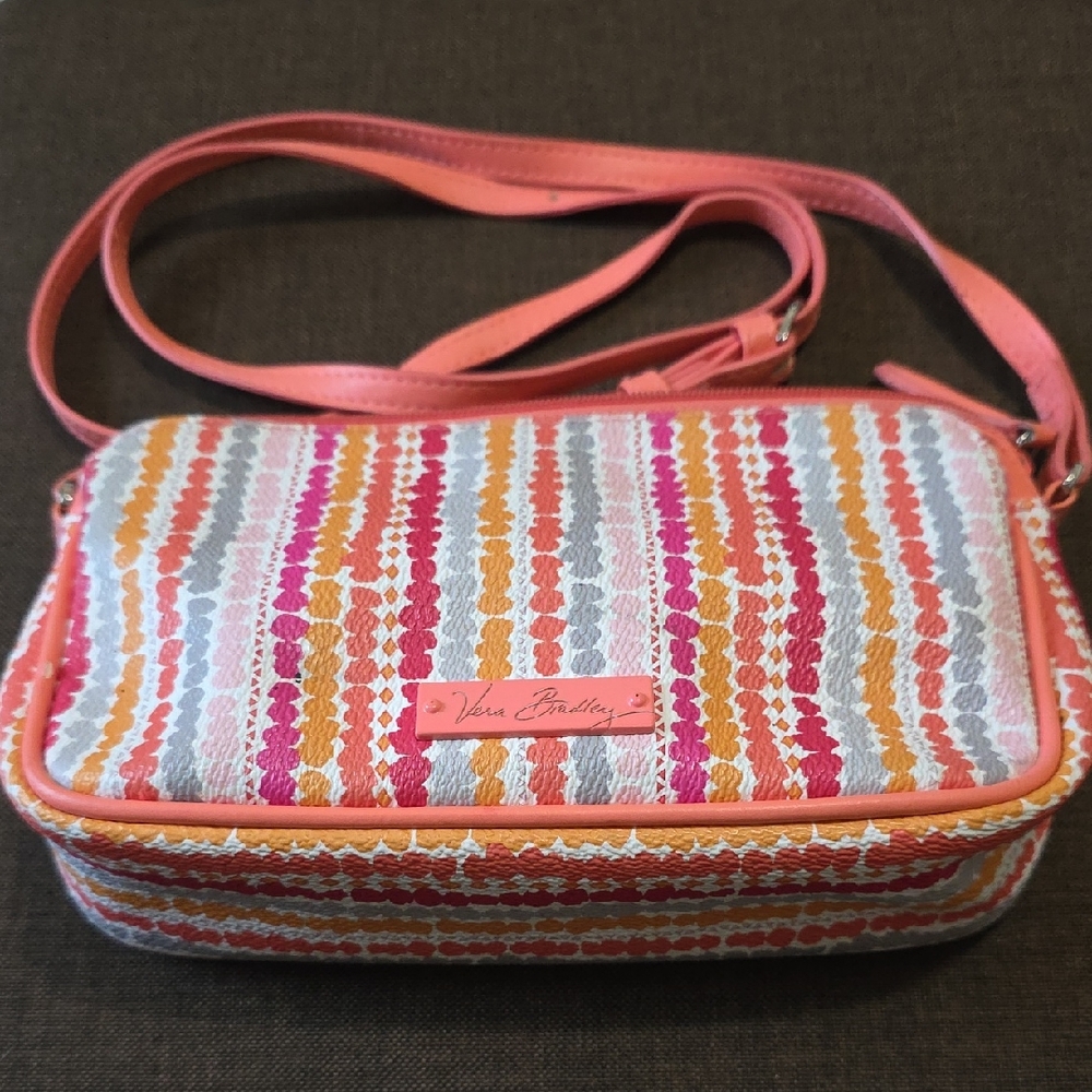 Vera Bradley Vibrant Striped Crossbody Bag